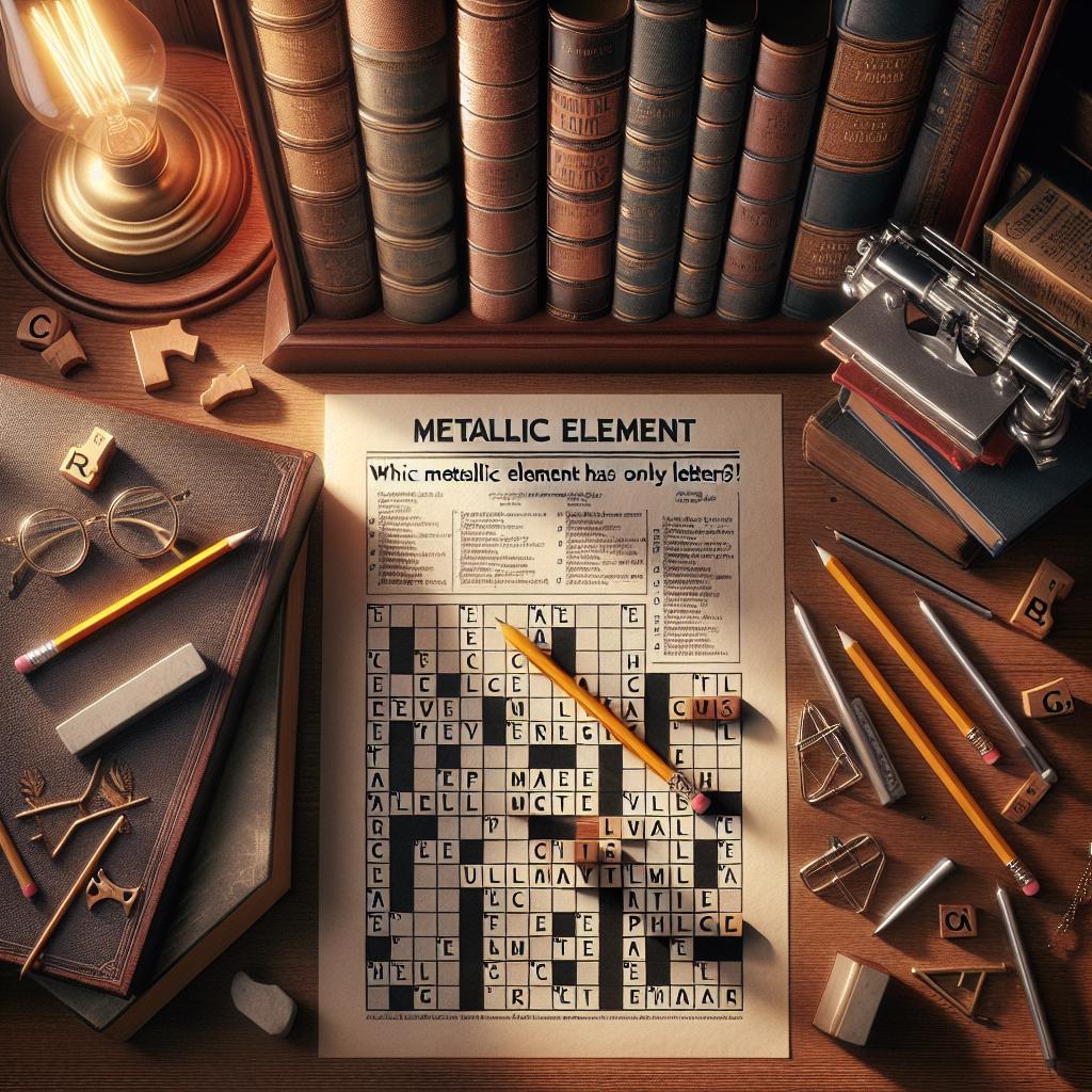 Kovový prvek: Hádanka! Který kovový prvek má jen 5 písmen? 1 Kovový prvek: Hádanka! Který kovový prvek má jen 5 písmen?