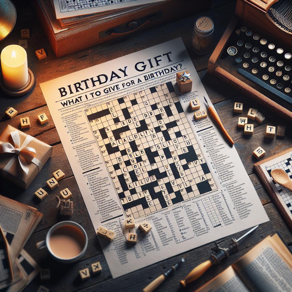 Prezent urodziny: Na 5 písmen – Co darovat k narozeninám? 1 Prezent urodziny: Na 5 písmen – Co darovat k narozeninám?