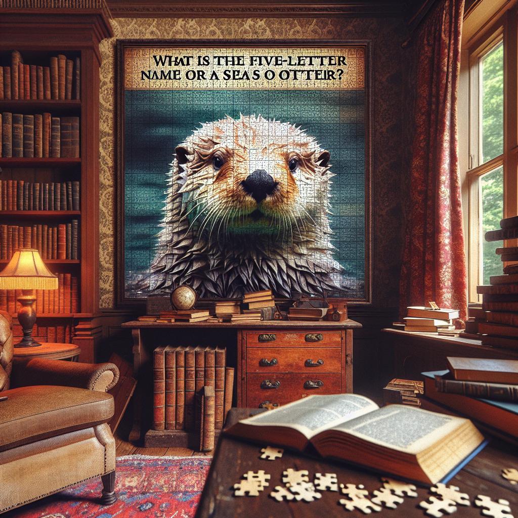 Mořská vydra: Jak se jmenuje mořská vydra na 5 písmen?