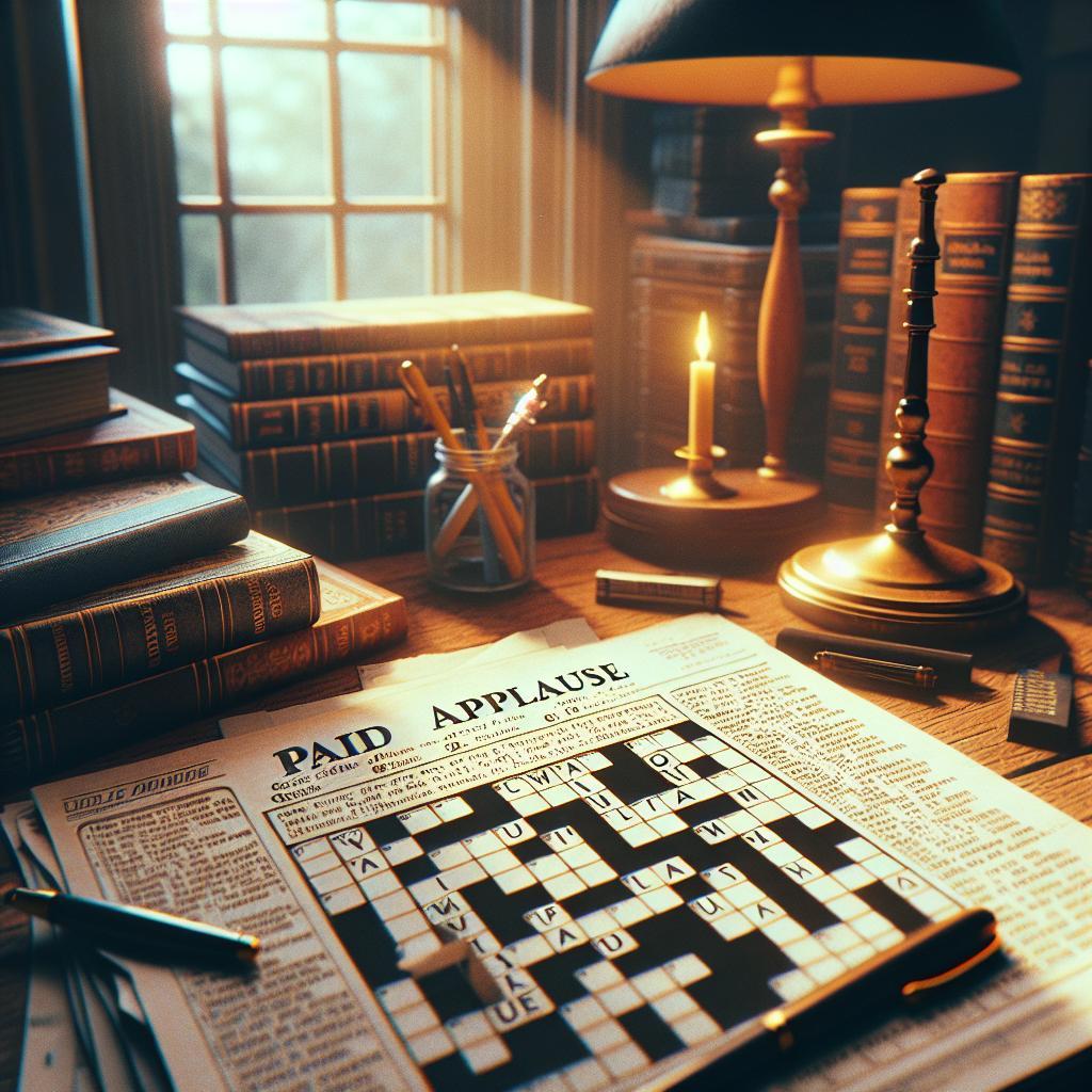 Placený potlesk: Co je placený potlesk? Slovo na pouhých 5 písmen.