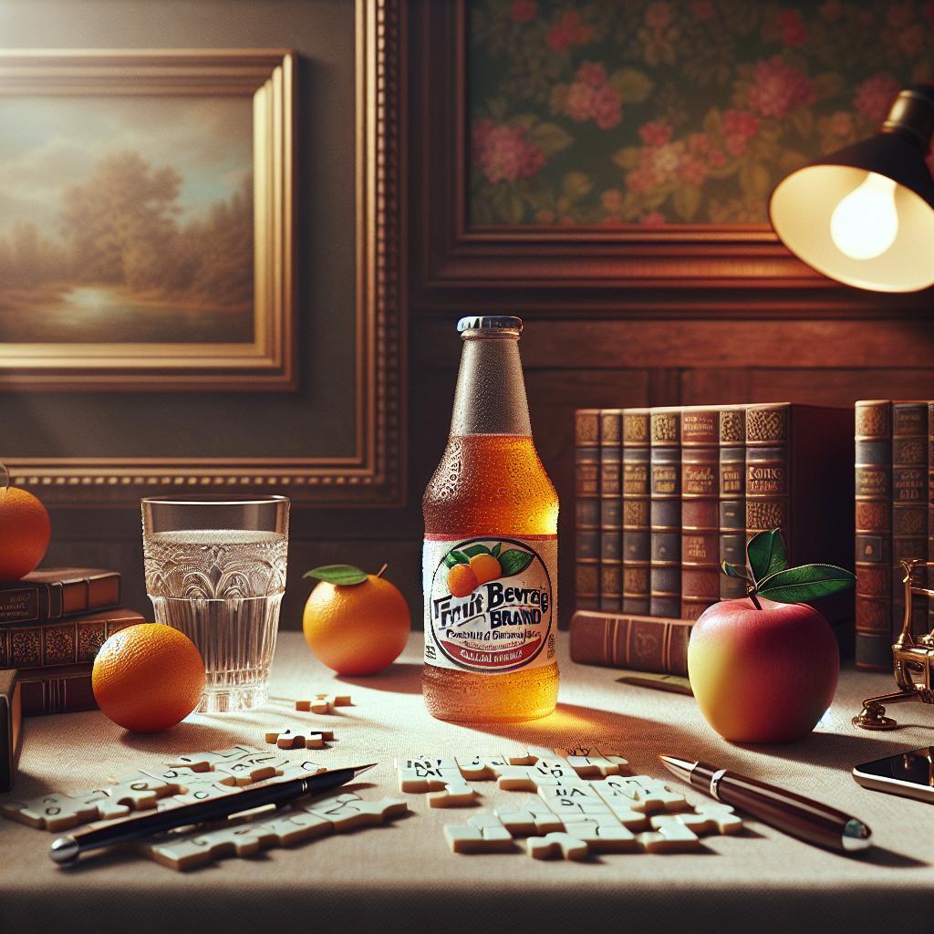 Značka ovocných nápojů: Najděte osvěžující slovo na 4 písmena!