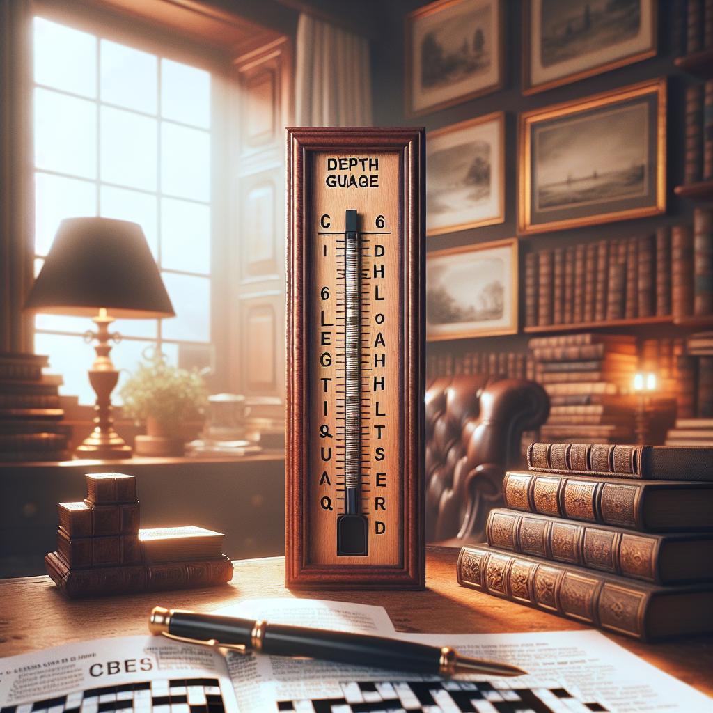 Měřič hloubky: Měřič hloubky na 6 písmen – odhalte správnou odpověď!