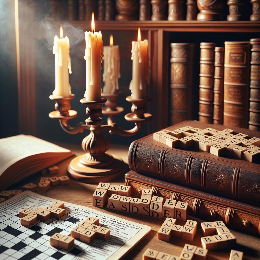 Dřevěný svícen: Na 4 písmena, tradiční dekorace! 113 Dřevěný svícen: Na 4 písmena, tradiční dekorace!