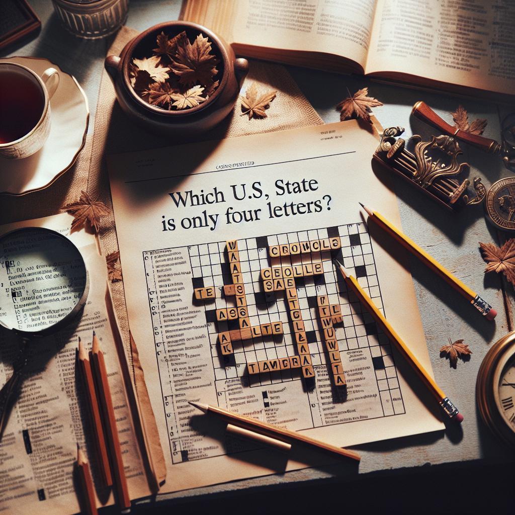 Stát v USA: Který stát má pouze čtyři znaky?