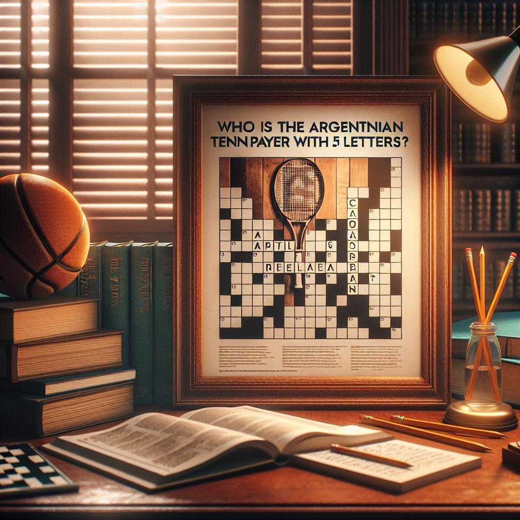 Argentinský tenista: Kdo je argentinský tenista na 5 písmen? 1 Argentinský tenista: Kdo je argentinský tenista na 5 písmen?