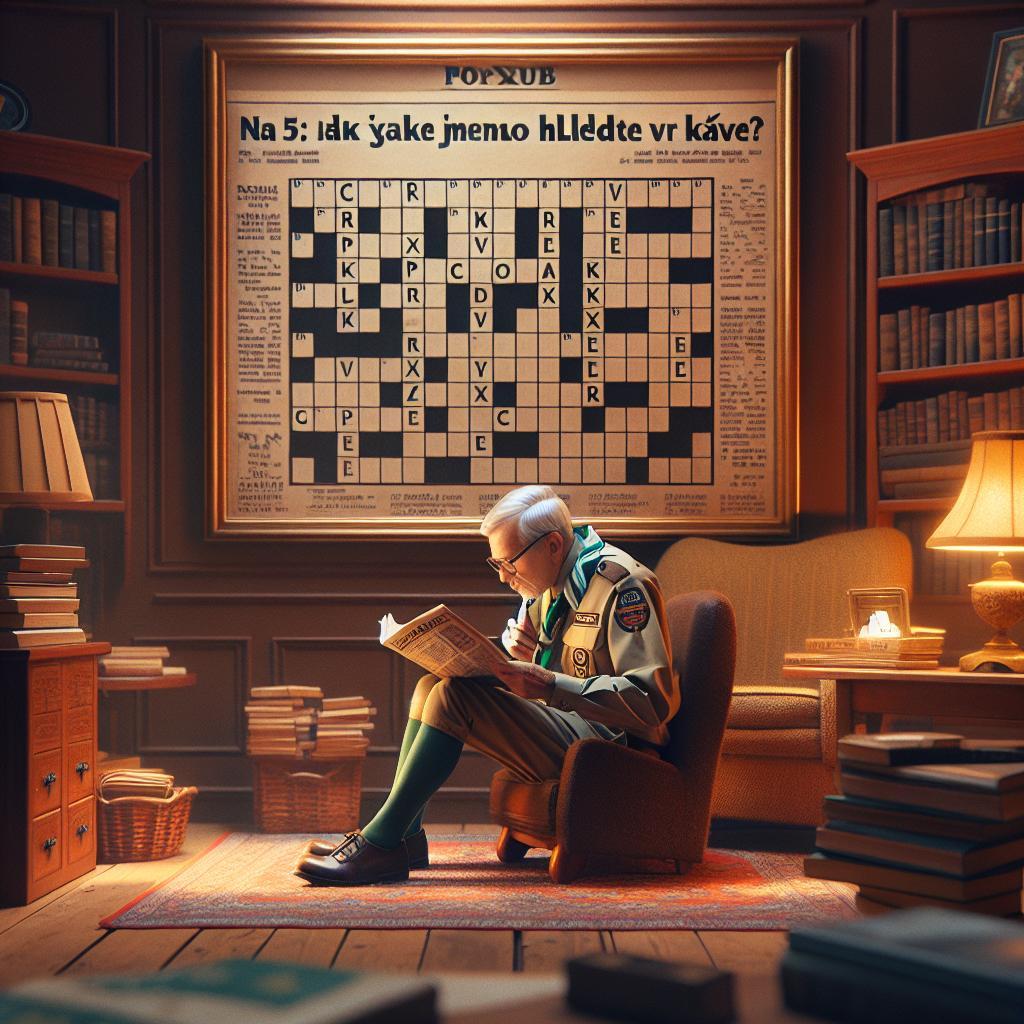 Starší skaut Na 5: Jaké jméno hledáte v křížovce? 116 Starší skaut Na 5: Jaké jméno hledáte v křížovce?