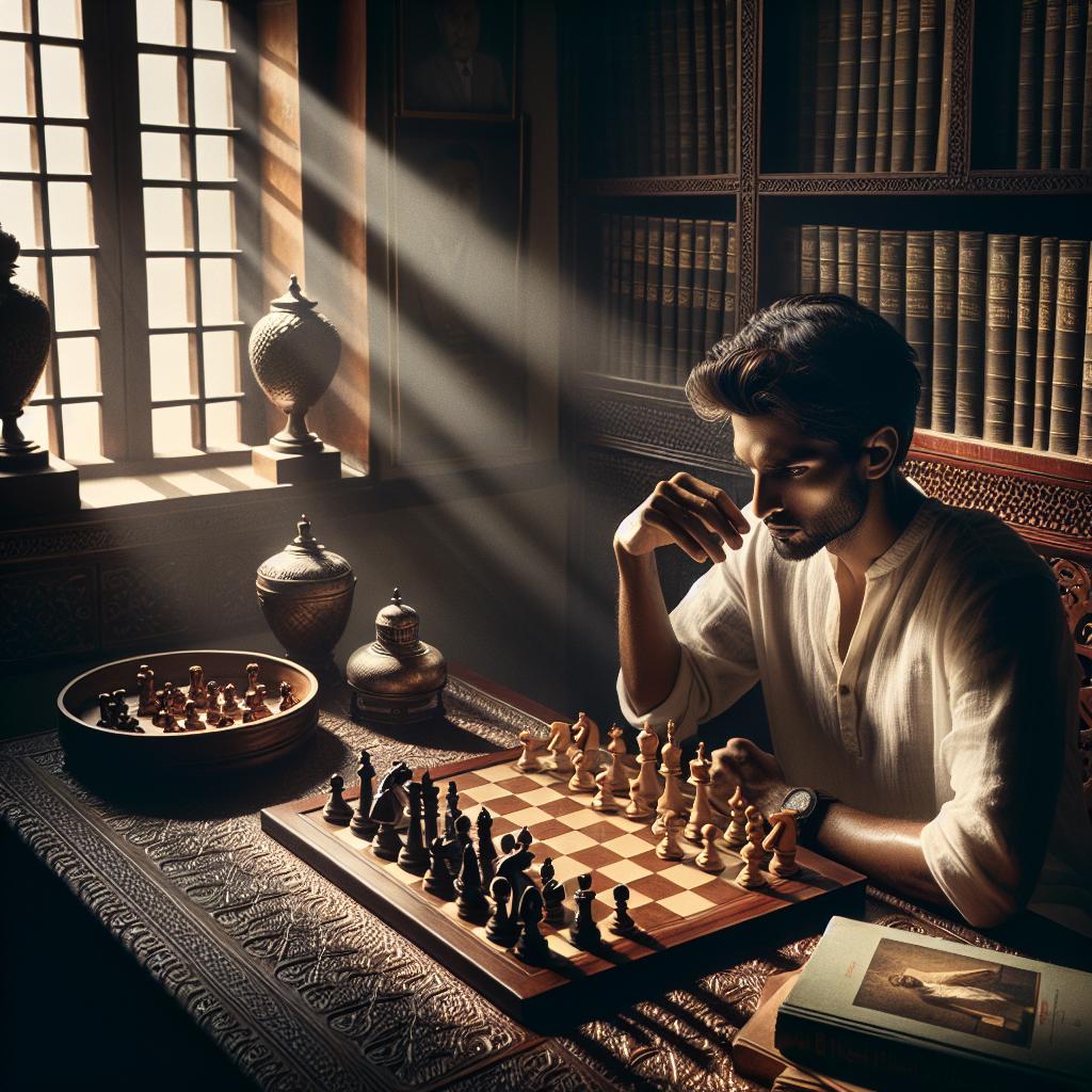 Indický šachista: Na 5 písmen – Slavný mistr šachu! 2 Indický šachista a jeho příběh