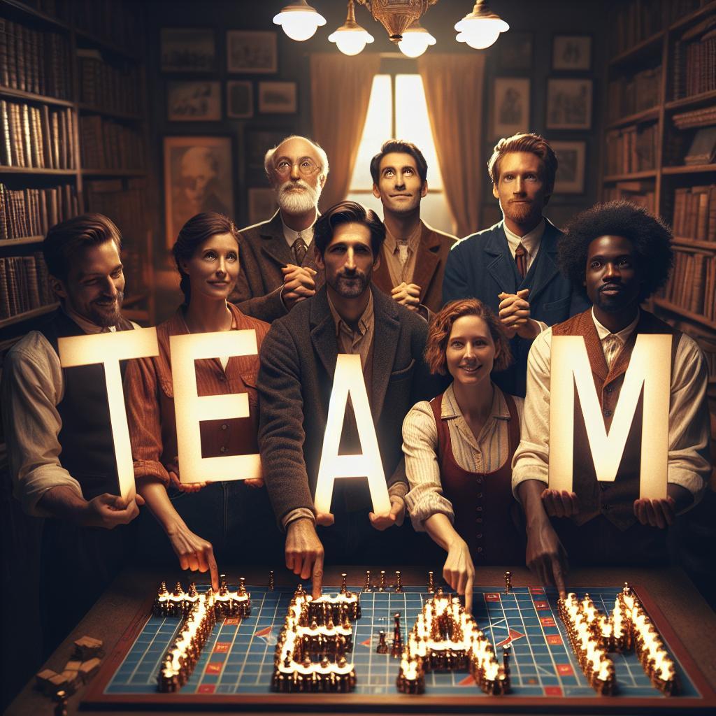 Soubor devíti hráčů na 6 písmen: Tým, který hraje srdcem i duší.