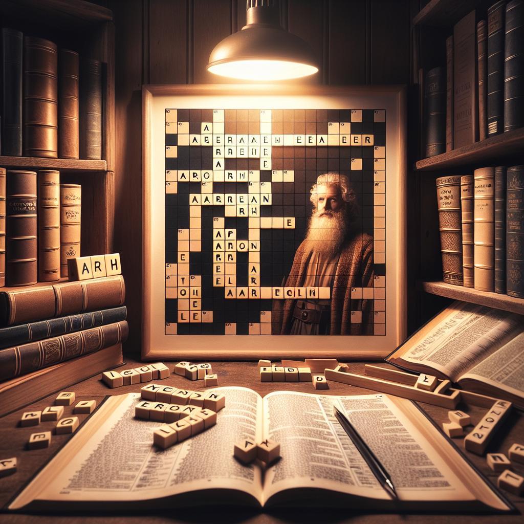 Mojžíšův bratr: Na 4 písmena, biblická postava v křížovce! 1 Mojžíšův bratr: Na 4 písmena, biblická postava v křížovce!