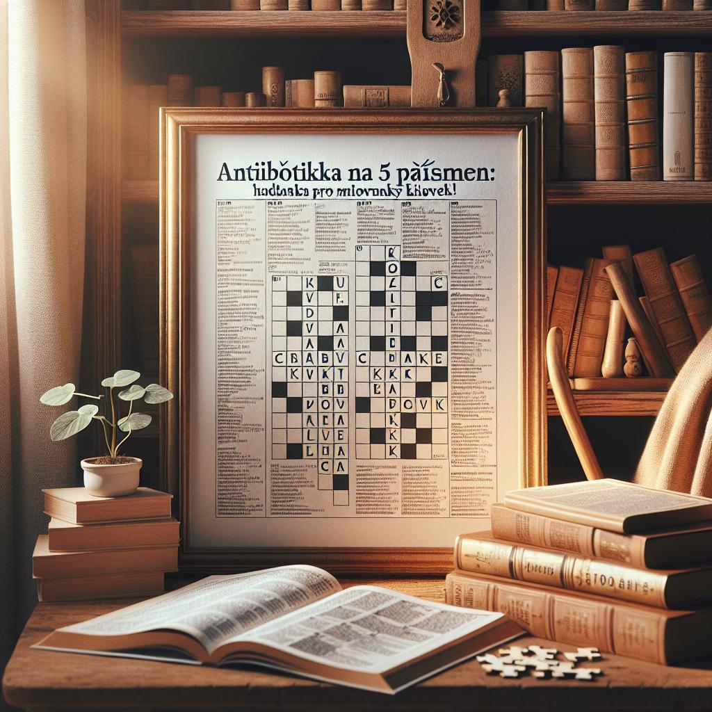 Antibiotika Na 5 Písmen: Hádanka pro milovníky křížovek!
