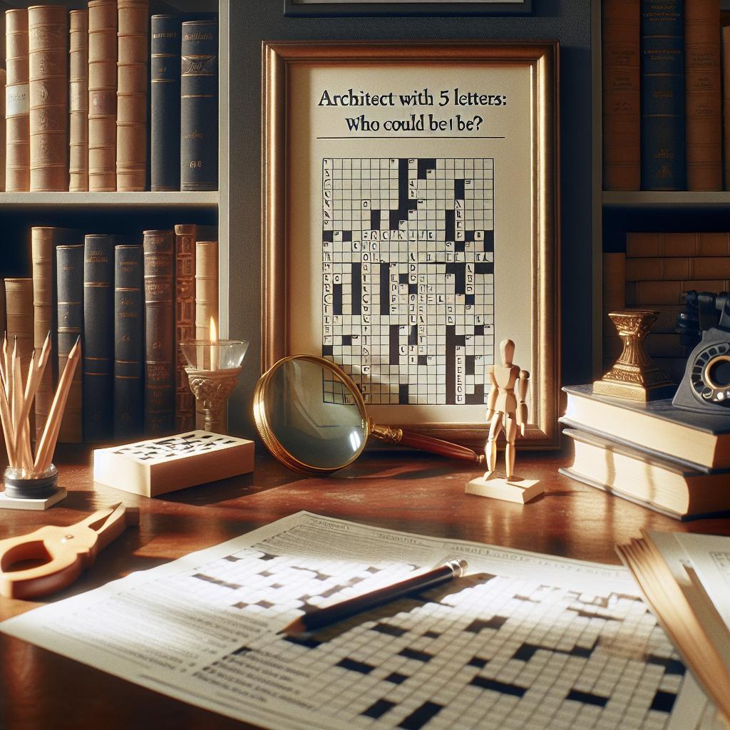 Architekt na 5 písmen: Kdo to může být?