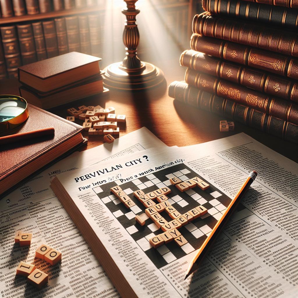 Peruánské město? Čtyři znaky pro jihoamerické město.