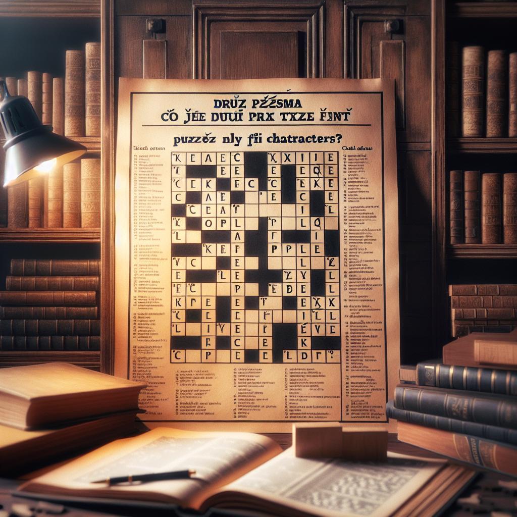 Druh písma : Co je druh písma s názvem pouze z pěti znaků? 1 Druh písma : Co je druh písma s názvem pouze z pěti znaků?