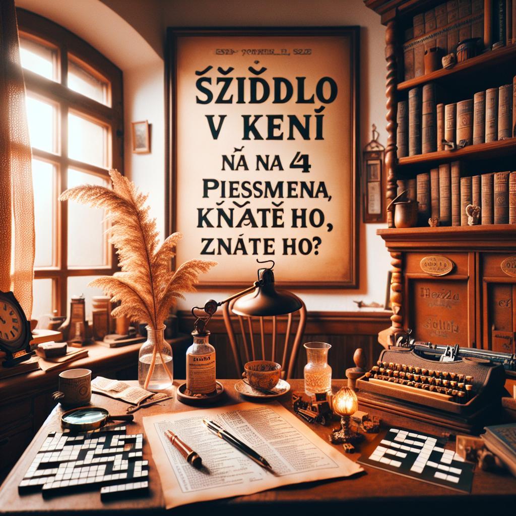 Sídlo v Keni: Na 4 písmena, znáte ho?