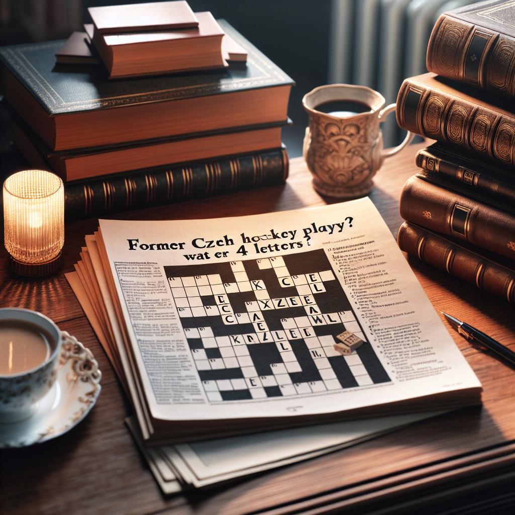 Bývalý český hokejista Na 4 Písmena: Kdo je bývalý český hokejista na 4 písmena?