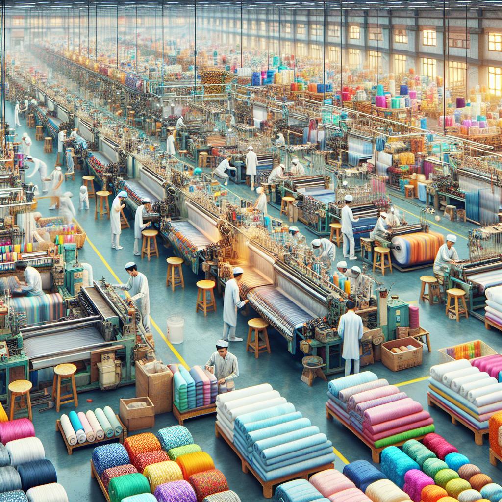 Textilní továrna: Na 5 písmen – Kde se vyrábí látky? 2 Textilní továrna: Co to vlastně je