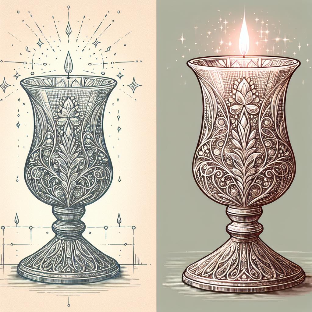 Skleněný svícen: Co to vlastně je