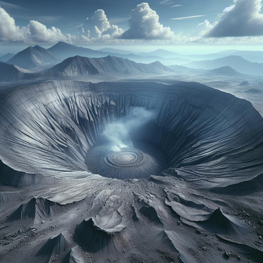 Co je sopečný kráter?