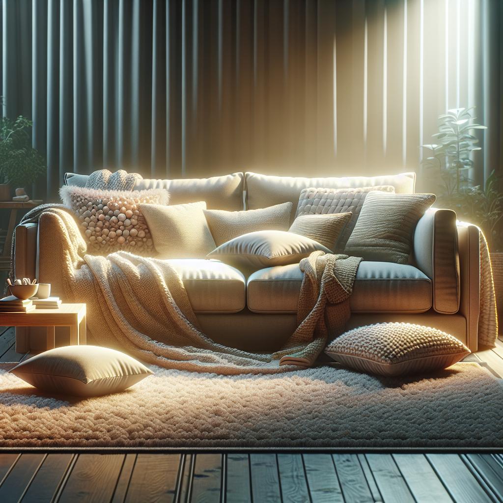 Pohovka jako pohodlné útočiště