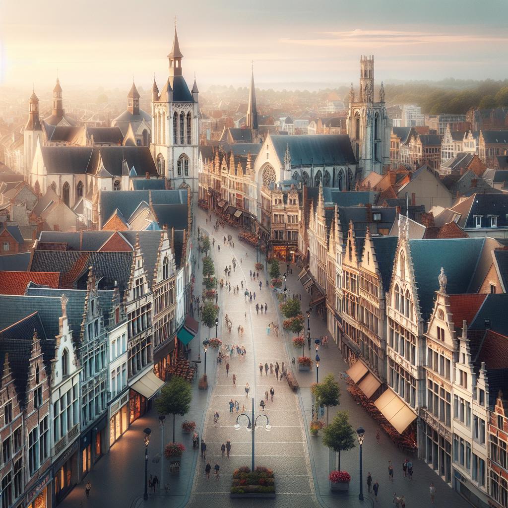 Belgické město s názvem na 4 písmena