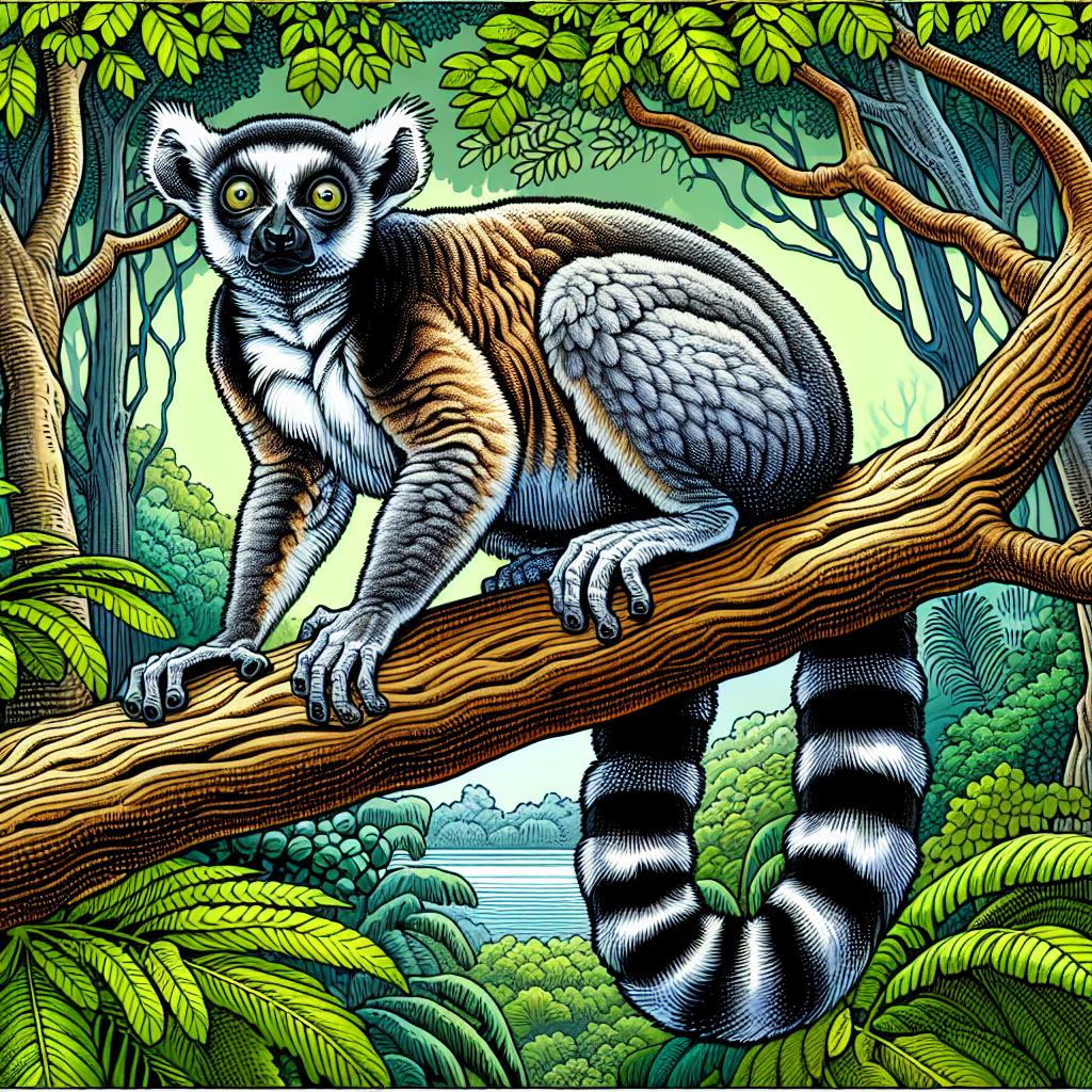 Druh lemura s pouhými čtyřmi písmeny