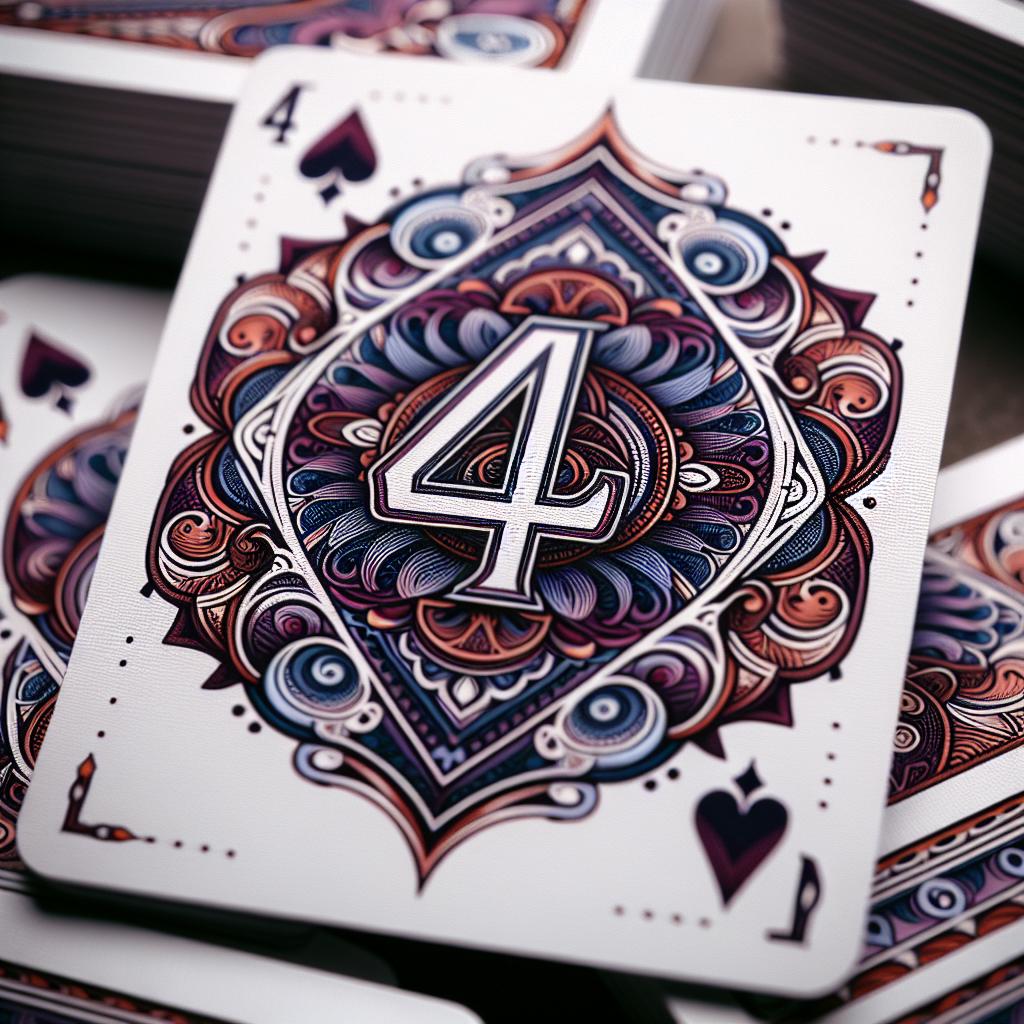 Karetní barva na 4 písmena