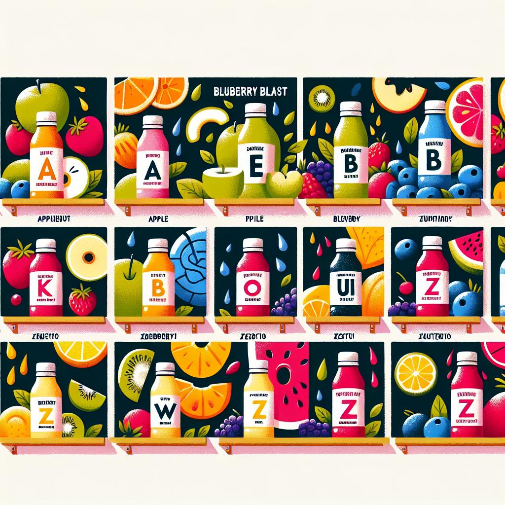 Značka ovocných nápojů od A po Z