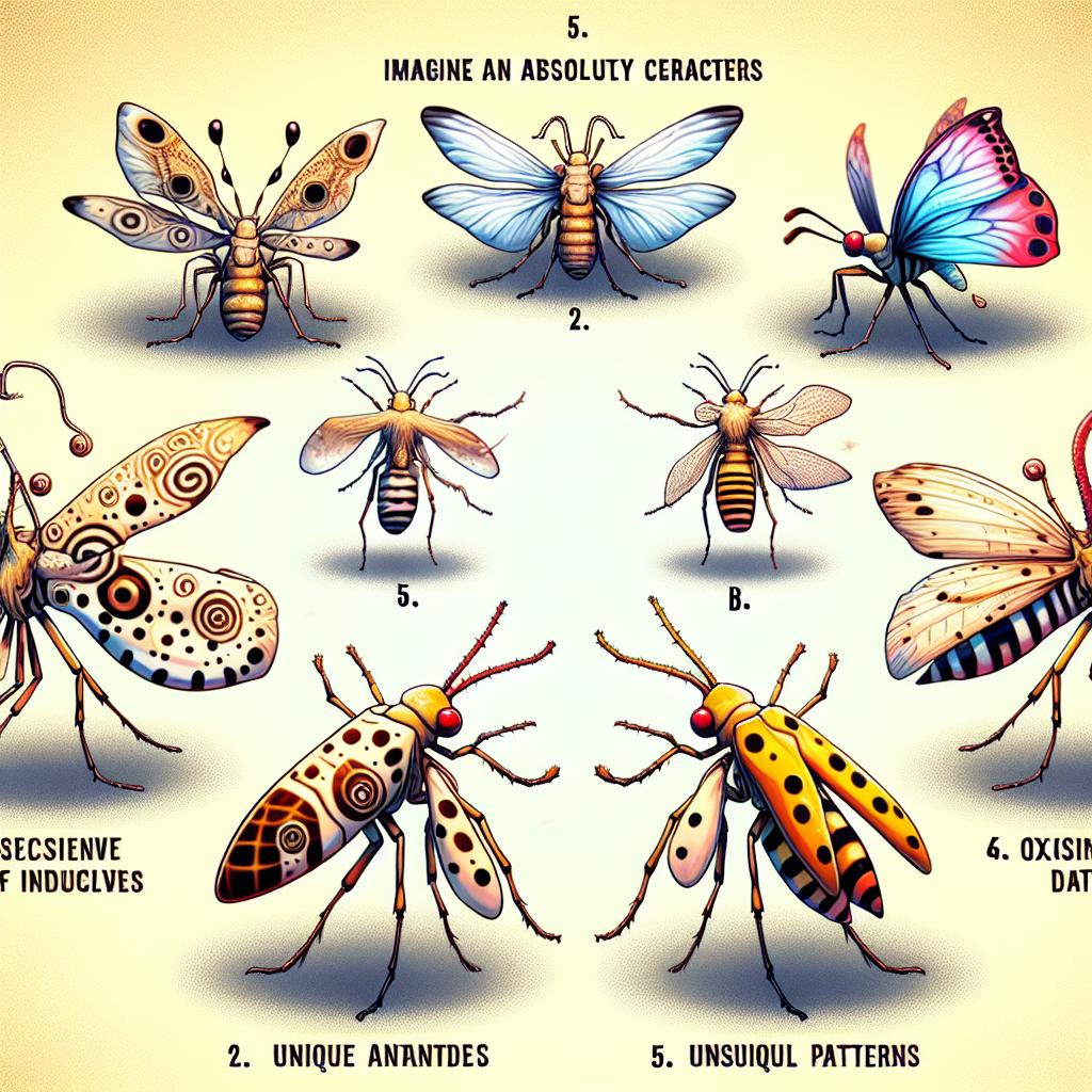 Druh hmyzu s pěti znaky