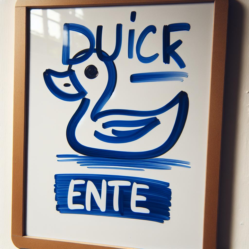 Jak se řekne kachna německy