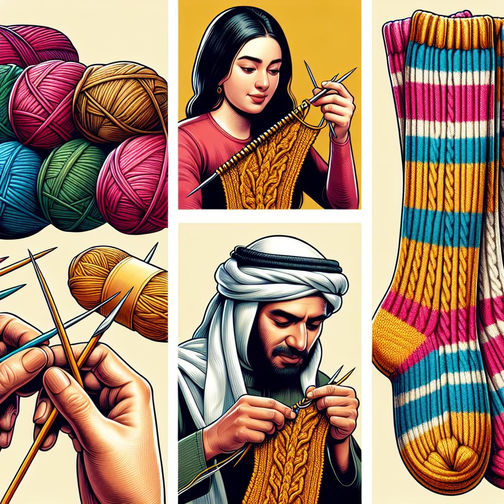 Naučte se pletení ponožek snadno