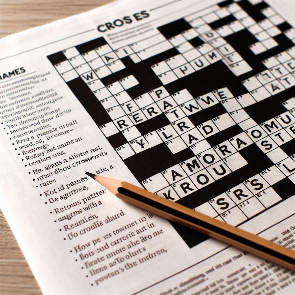 Starší skaut Na 5: Jaké jméno hledáte v křížovce? 2 Jak chápat jména v křížovkách