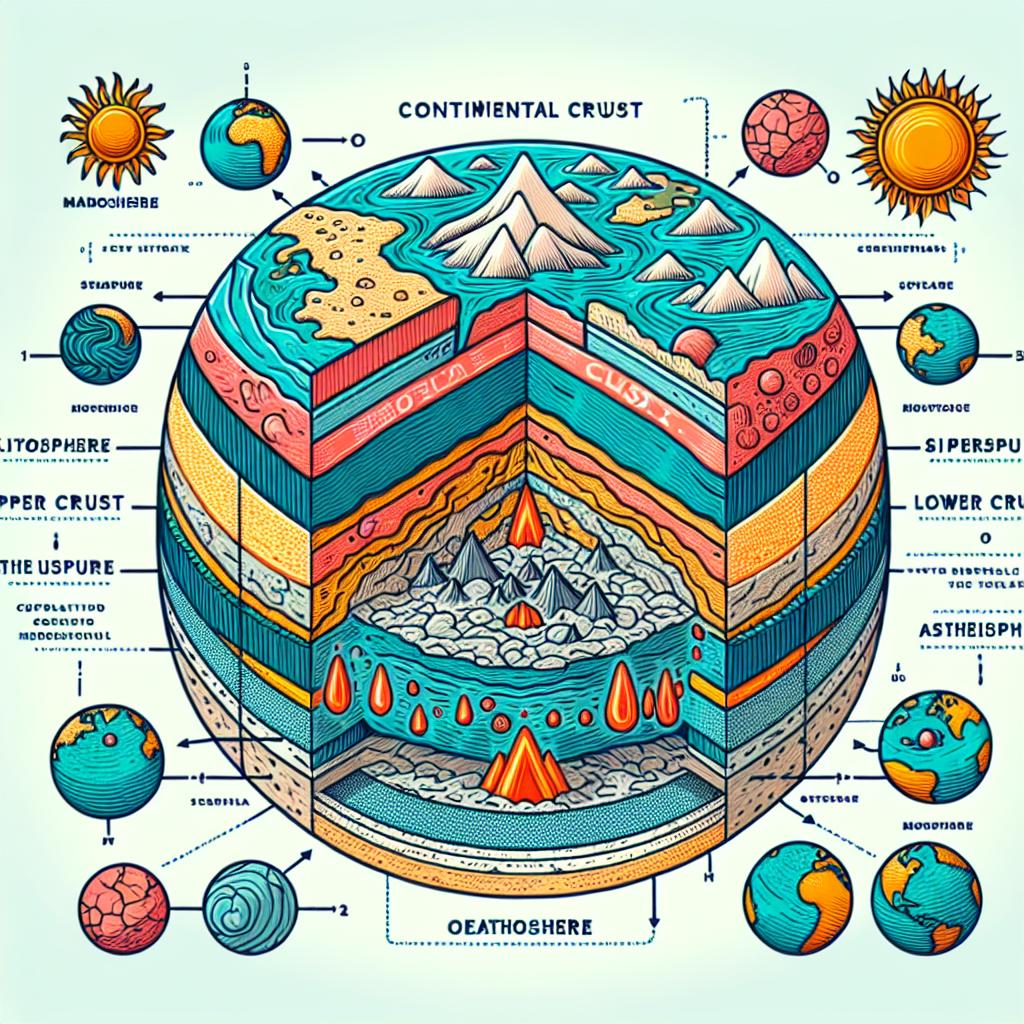 Část zemské kůry: Slovo na 4 písmena, které skrývá zemské tajemství! 2 Části zemské kůry a jejich význam