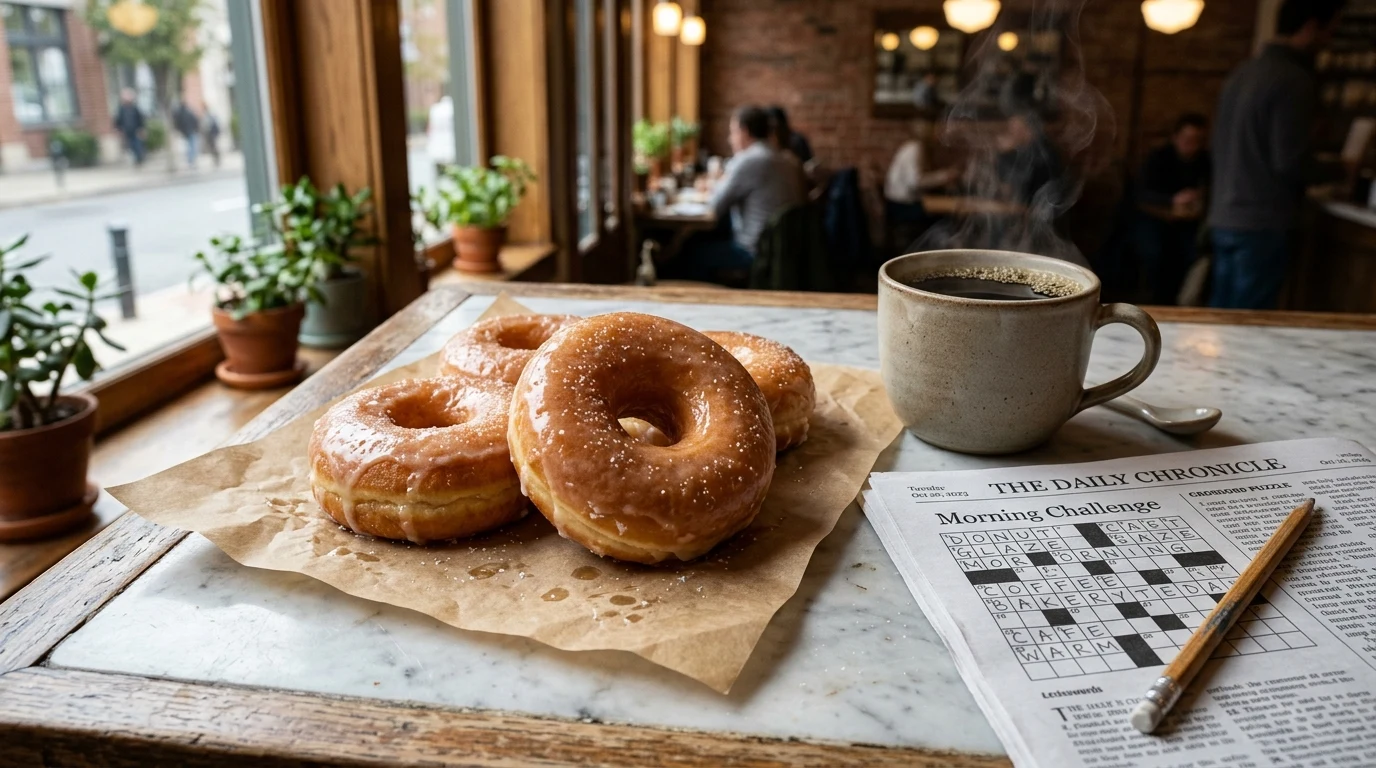 Americká kobliha křížovka donut